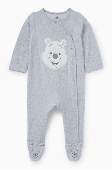 Bébés garçons - Winnie l’ourson - pyjama pour bébé - gris clair chiné