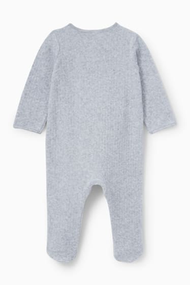 Bébés garçons - Winnie l’ourson - pyjama pour bébé - gris clair chiné