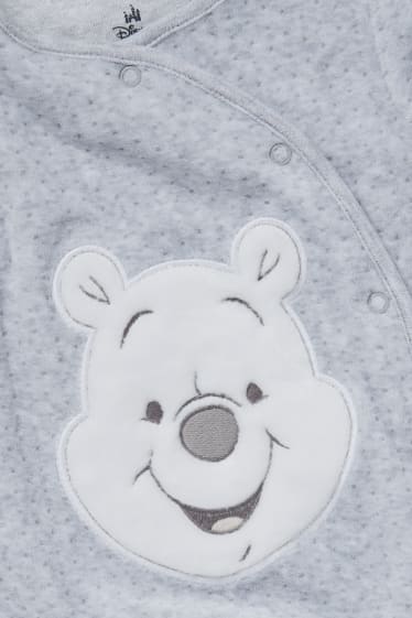 Babies - Winnie the Pooh - baby sleepsuit - light gray-melange