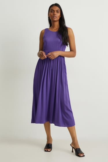 Femmes - Robe basique fit & flare - violet