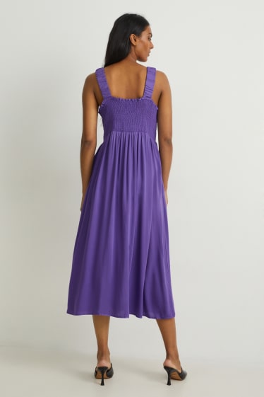 Femmes - Robe basique fit & flare - violet