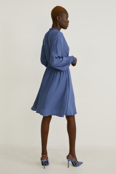 Damen - Kleid - blau