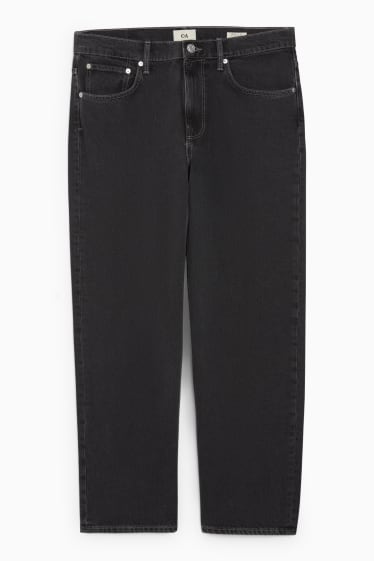 Mężczyźni - Relaxed jeans - dżins-ciemnoszary