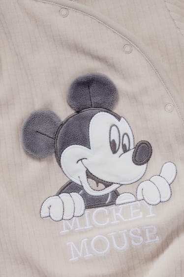 Unisexe - Mickey Mouse - pyjama pour bébé - taupe