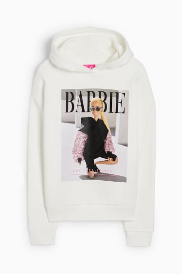 Kinder Mädchen - Barbie - Hoodie - weiss
