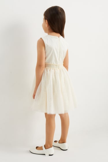 Kinder - Kleid - cremeweiss