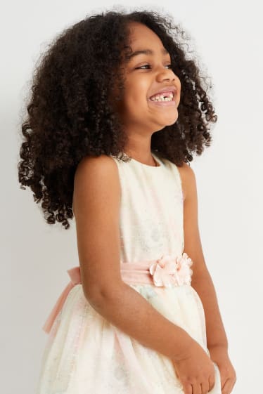 Bambine - Vestito - a fiori - rosa
