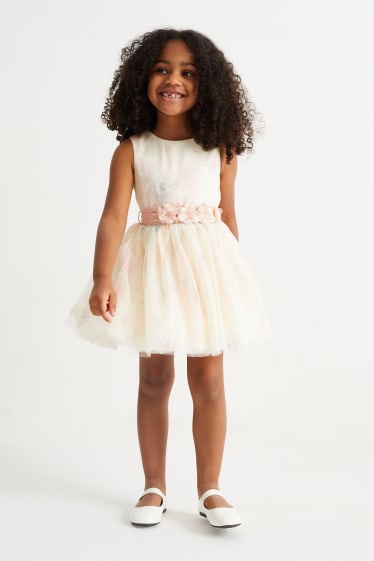 Bambine - Vestito - a fiori - rosa