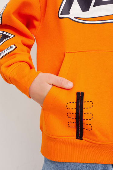 Kinderen: jongens - NERF - hoodie - oranje