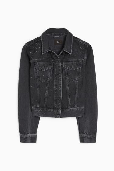 Damen - Jeansjacke - schwarz