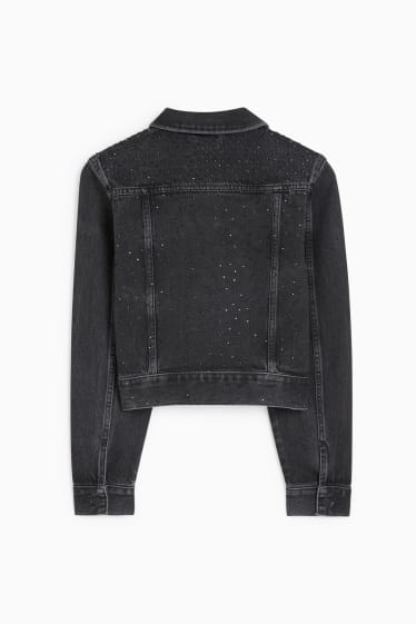 Damen - Jeansjacke - schwarz