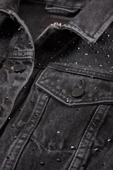 Damen - Jeansjacke - schwarz