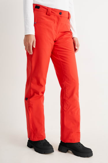 Donna - Pantaloni da sci - rosso