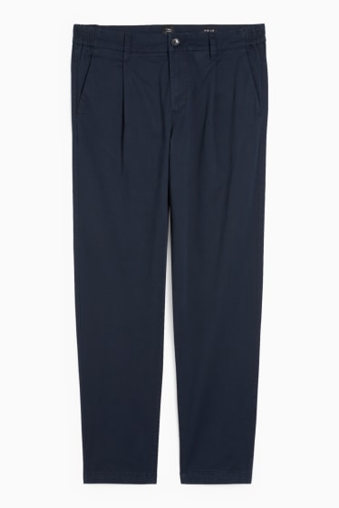 Home - Pantalons xinos - tapered fit - Flex - blau fosc