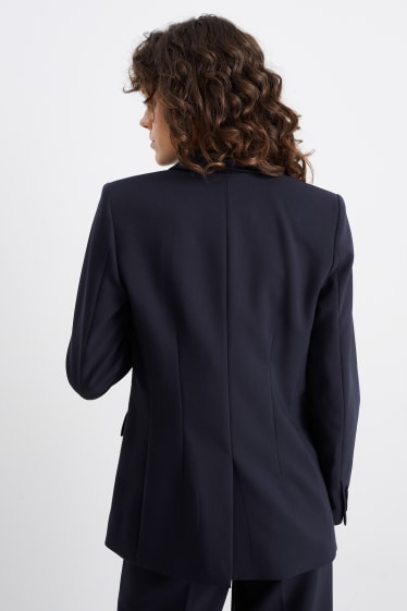 Women - Business blazer - regular fit - dark blue