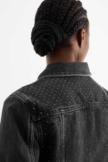 Damen - Jeansjacke - schwarz