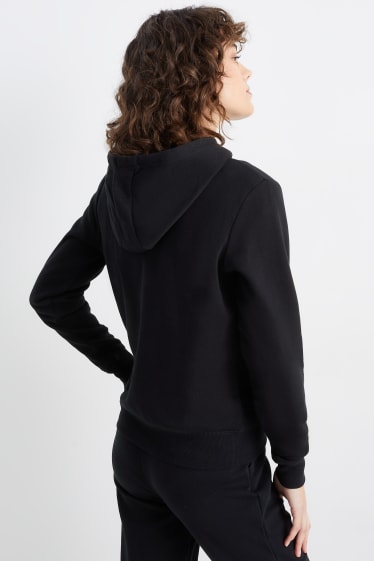 Damen - Basic-Hoodie - schwarz
