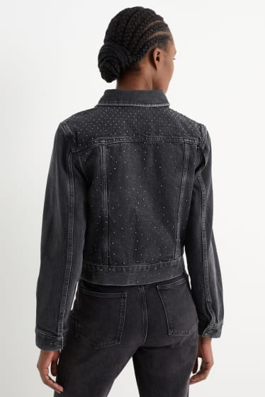Damen - Jeansjacke - schwarz
