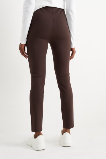 Femmes - Leggings - marron foncé