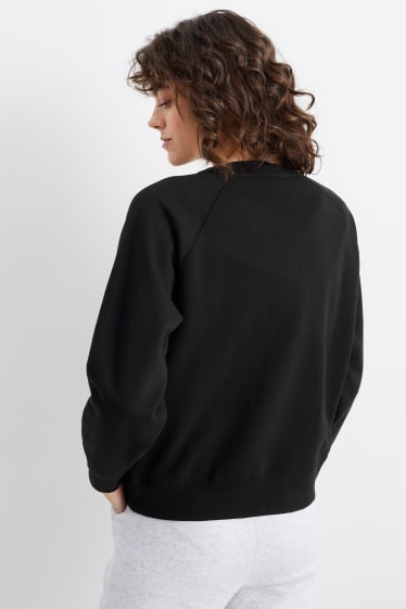 Dames - Basic sweatshirt - zwart
