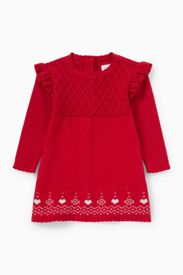 Bébés filles - Ensemble bébé - 2 pièces - rouge foncé