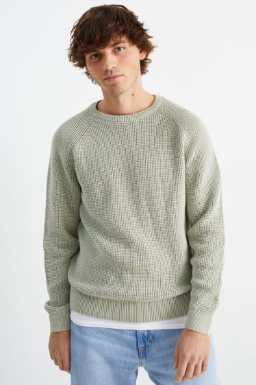 Herren - Pullover - mintgrün