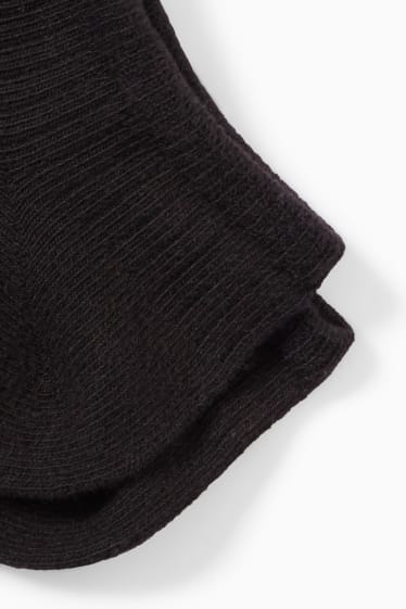 Women - Multipack of 7 - trainer socks - black