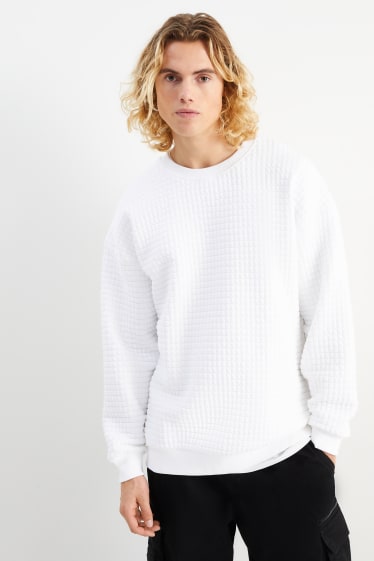 Heren - Sweatshirt - wit