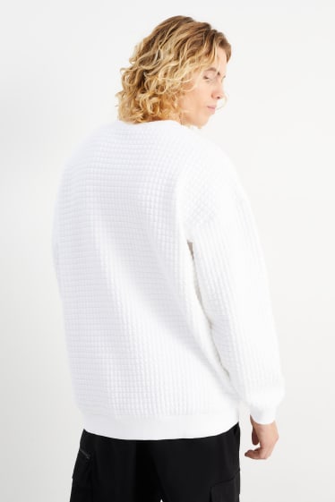 Heren - Sweatshirt - wit