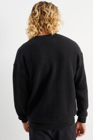 Heren - Sweatshirt - zwart