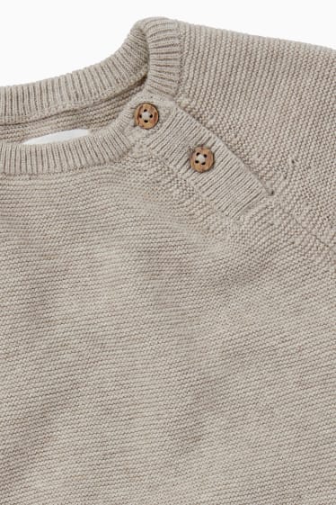 Baby Boys - Baby outfit - 2 piece - taupe