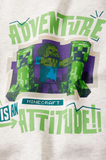 Kinderen: jongens - Set van 2 - Minecraft - sweatshirt - blauw