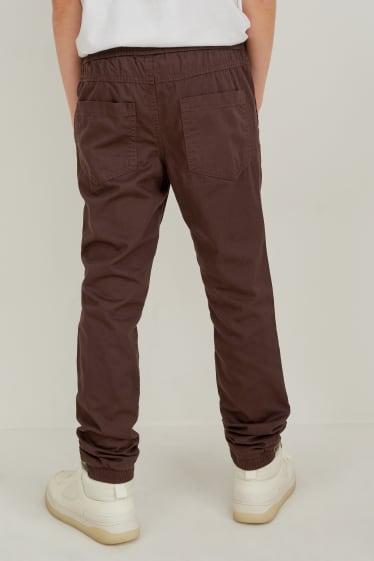 Enfants garçons - Lot de 2 - pantalons chauds - noir
