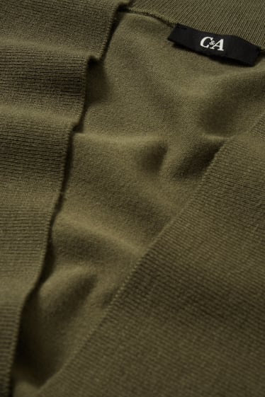 Femmes - Gilet en maille - kaki