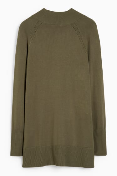 Femmes - Gilet en maille - kaki