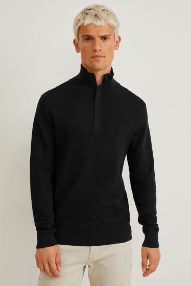 Herren - Pullover - dunkelblau