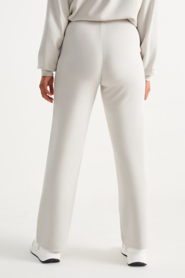 Mujer - Pantalón de deporte básico - blanco roto