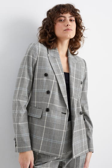 Dona - Blazer formal - regular fit - elàstic - Mix & Match - gris