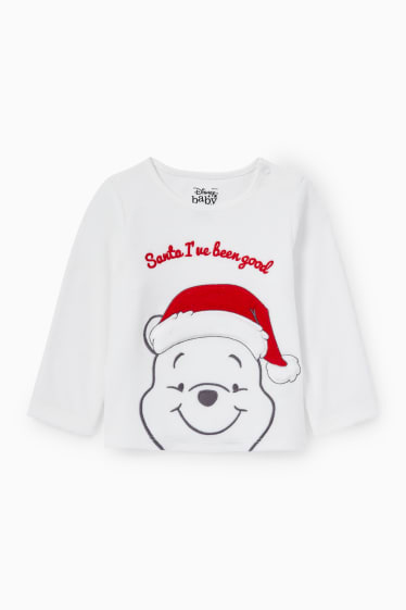 Unisex - Winnie the Pooh - pijama d’hivern nadalenc per a nadó - 2 peces - vermell fosc