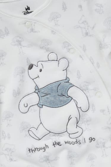 Babies - Winnie the Pooh - baby sleepsuit - white