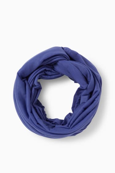 Damen - Loop Schal - blau