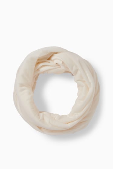 Damen - Loop Schal - cremeweiss