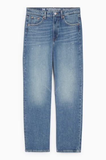 Teens & young adults - CLOCKHOUSE - baggy jeans - mid-rise waist - blue denim