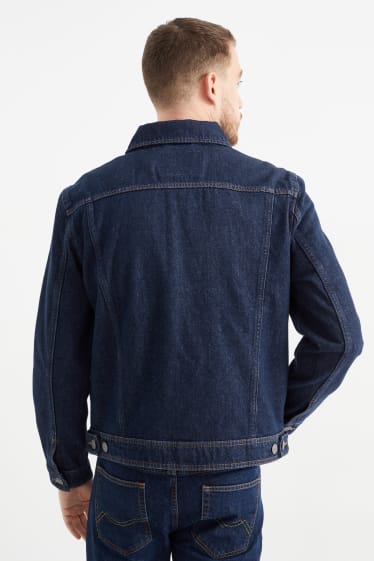 Uomo - Giacca di jeans - jeans blu scuro