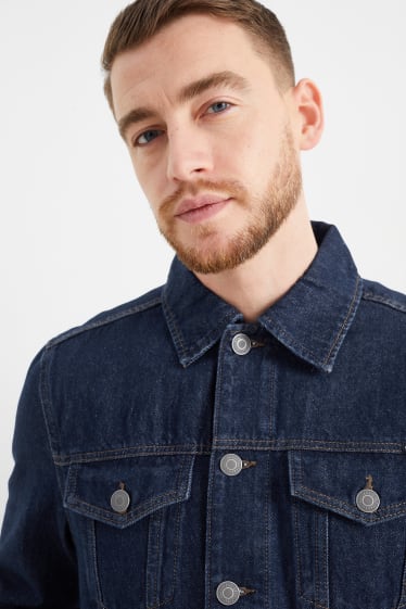 Men - Denim jacket - denim-dark blue