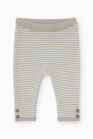 Babys - Leopard - Baby-Outfit - 2 teilig - beige