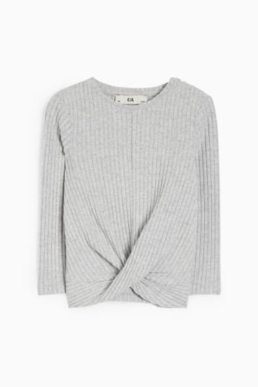 Children - Long sleeve top - light gray