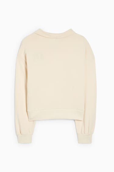 Damen - Sweatshirt - cremeweiß