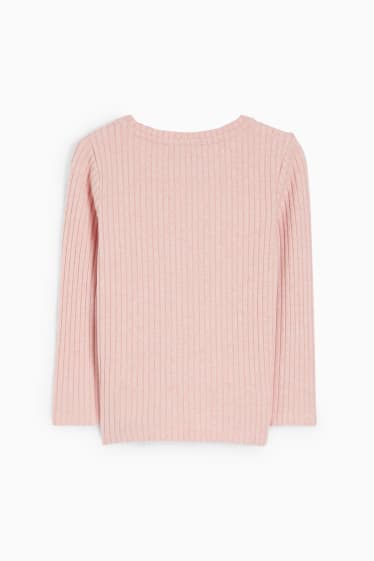 Kinder Mädchen - Langarmshirt - pink