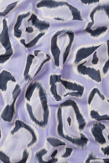 Women - Scarf - patterned - purple